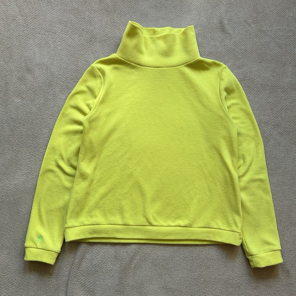 Dudley Stephens Park Slope Fleece Turtleneck Pullover Sweater Small